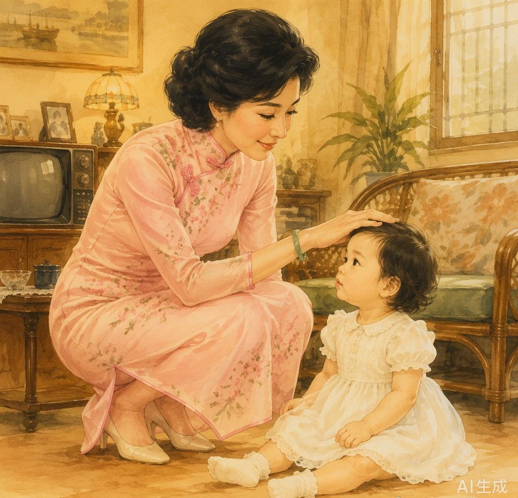 听到四哥走的消息，心里咯噔一下。🕯️

想起1983年那场盛大的上契礼，一岁多