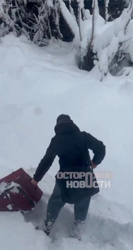 【列车被困雪中，乘客苦不堪言——克拉斯诺达尔边疆区交通陷入混乱。】在俄罗斯南部，