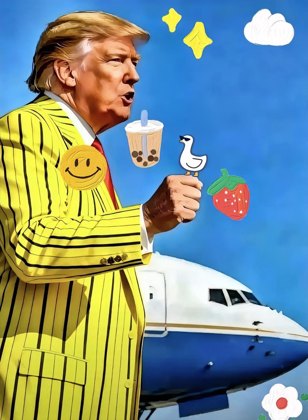 就在刚刚！
美国总统特朗普宣布了！

10月25号，美国总统特朗普的专机在卡塔尔