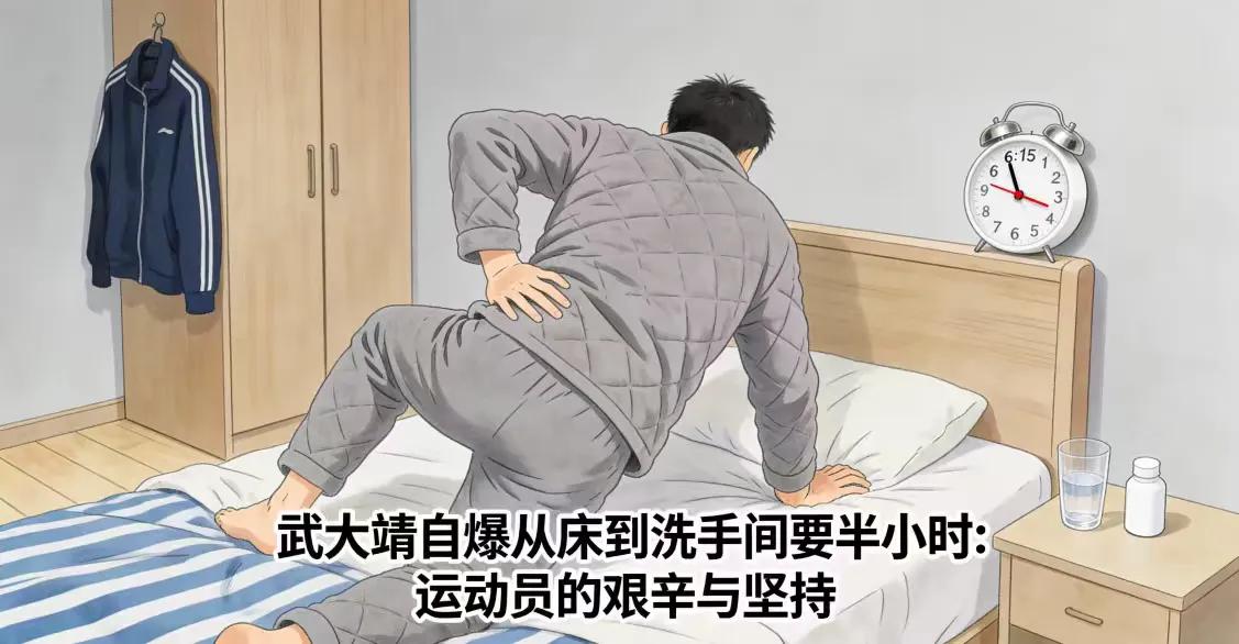 武大靖自曝从床爬到洗手间需半小时！短道速滑冠军的满身勋章，也是他无法摆脱的勋章之