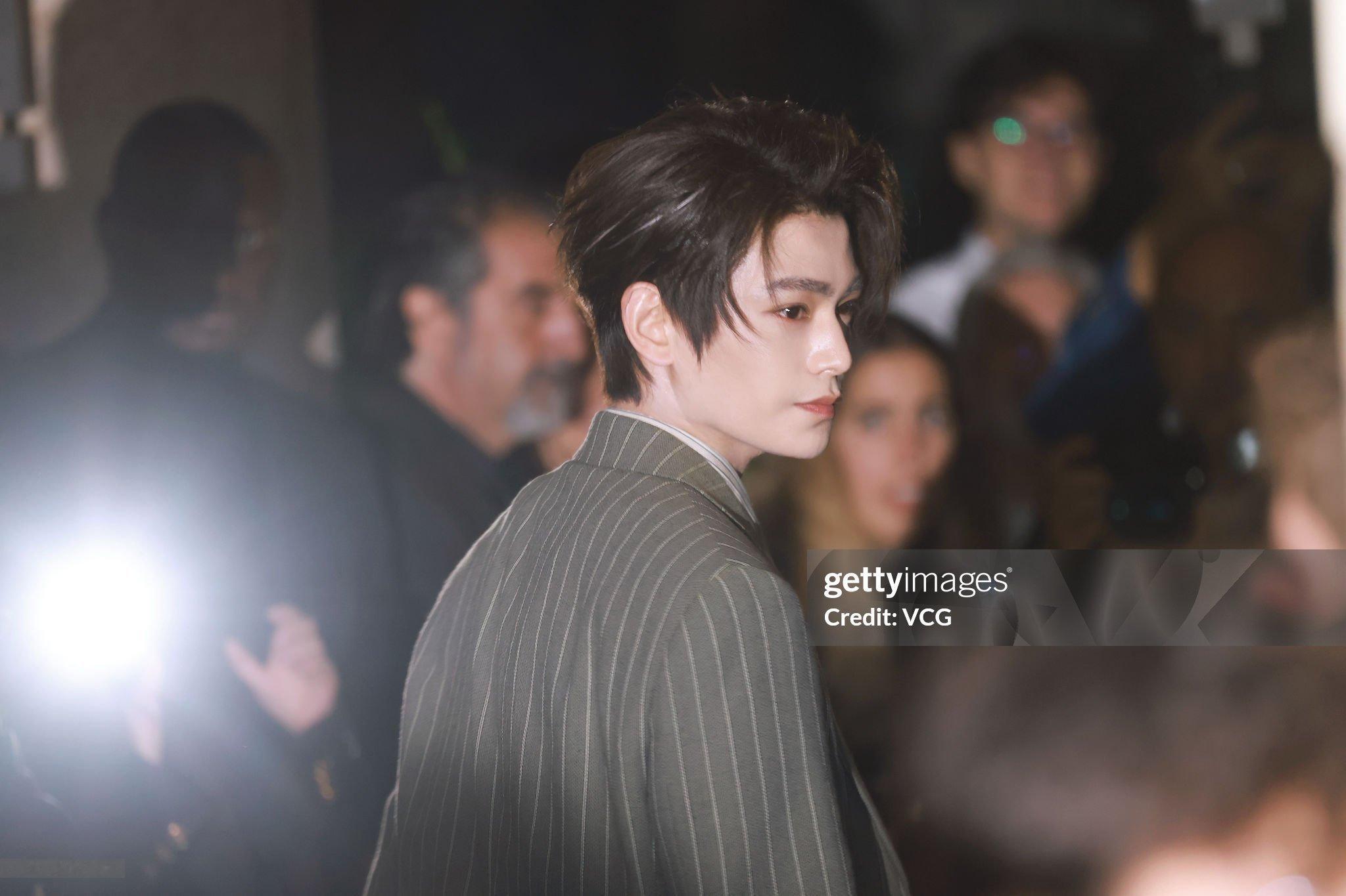 丁禹兮 x Versace S/S 2026 ShowGettyimages 一
