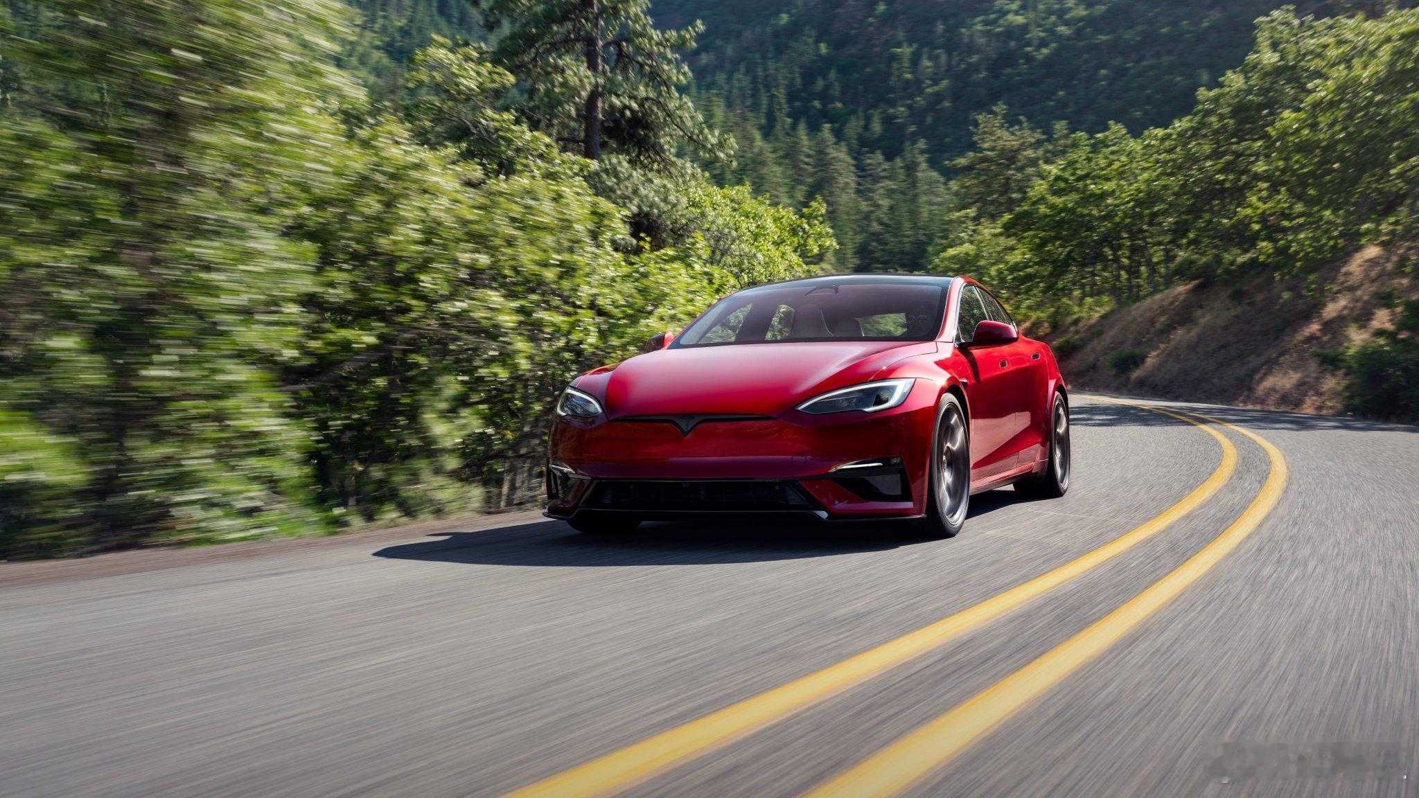 帅[哇] 特斯拉焕新model s ​​​