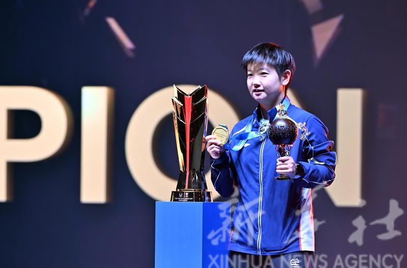 王楚钦 孙颖莎 王楚钦金牌 孙颖莎金牌 20260209｜海口亚洲杯比赛图集恭喜