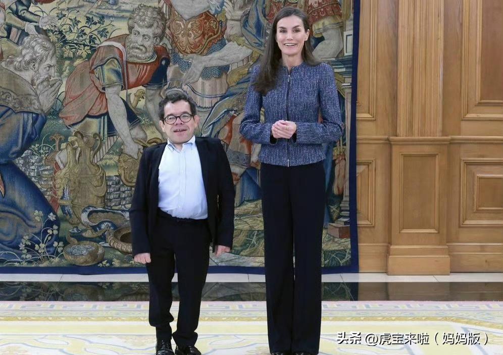 莱蒂齐亚王后在王宫，接待残疾人委员会负责人，以便了解该机构情况开展情况！这充分展