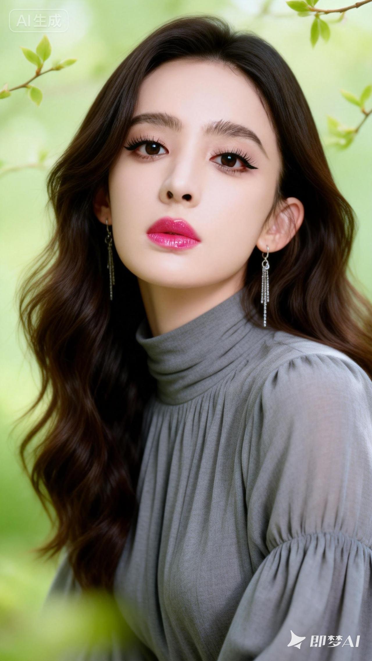 优雅灰调，自然妆容，清新自然，女神范儿十足！