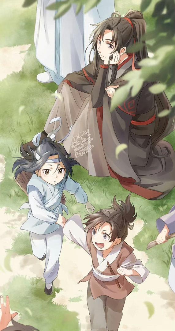 嬉笑无忧，像极了往昔的我们。x:kimako_8 