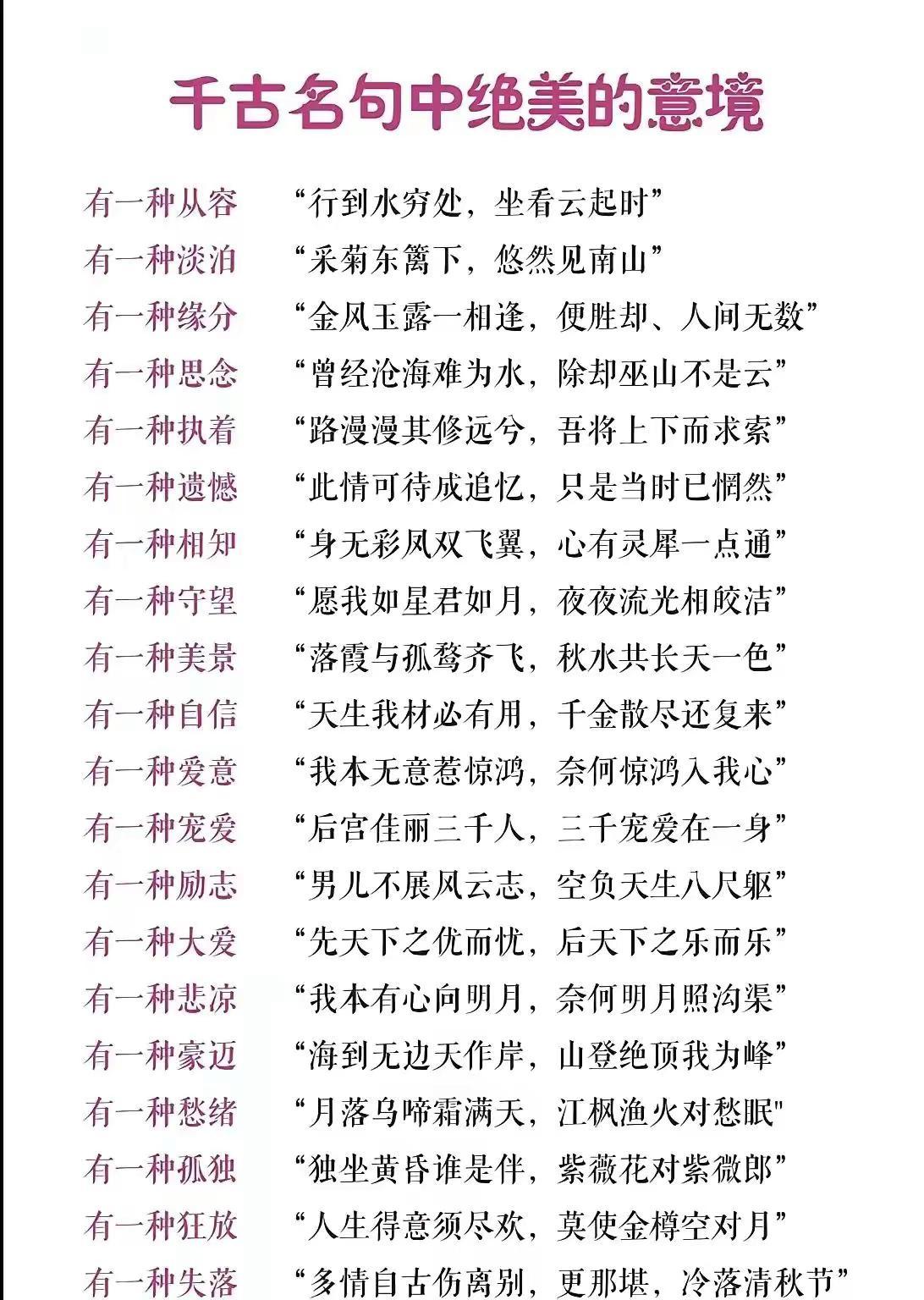 千古名句。知识推荐.文学知识挑战 文言文科普 文学文化常识积累