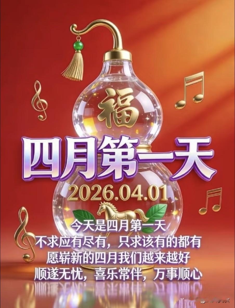 今日四月初一是“凶日”，记得：1不说、2不碰、3不结、4不吃
 
春夏交替，时序