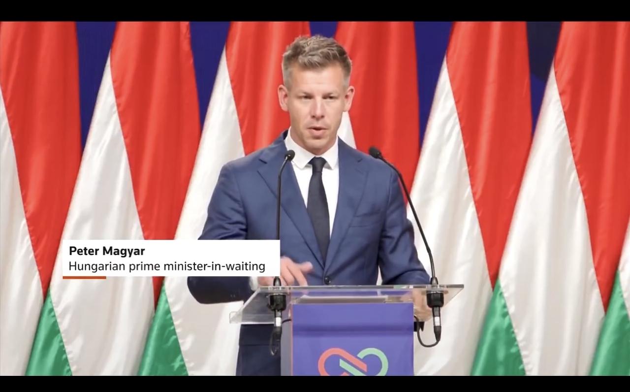 匈牙利的新当选总理彼得·马扎尔表示，他的政府将暂停国有媒体的播出，直到它们遵守“