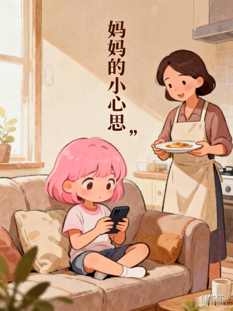 最近我一心只想着赚钱，甚至把女儿都当成了赚钱的对象。女儿偶尔回家，总会使唤我给她