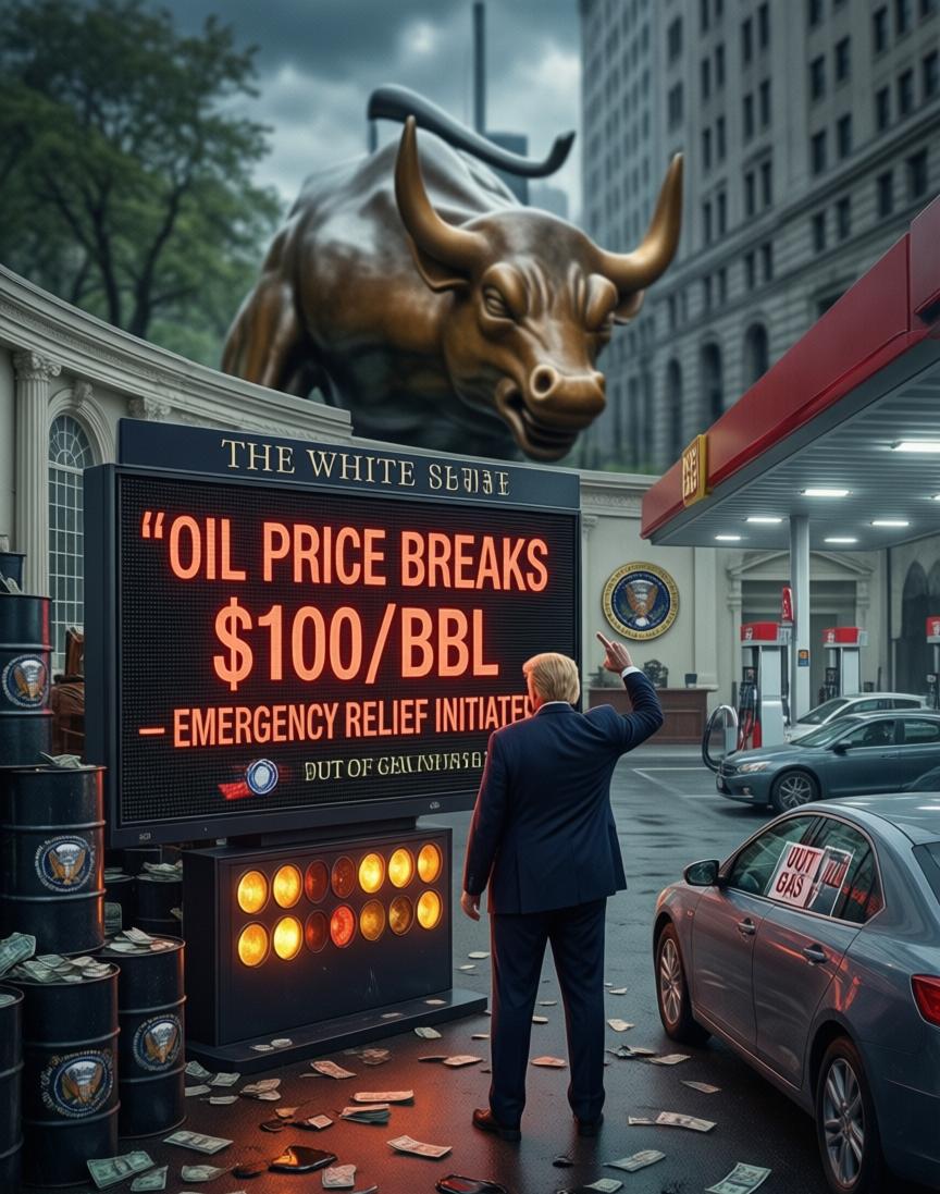 新华社消息，3月9日那天，国际油价飙得有点收不住了。白宫那边显然急了——特朗普紧