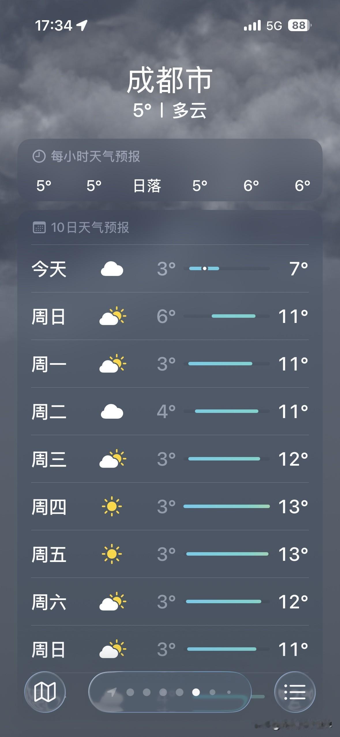 超级大喜讯！快要被冻死的成都人，明天就可以晒太阳啦！1月4日，成都多云……1月4