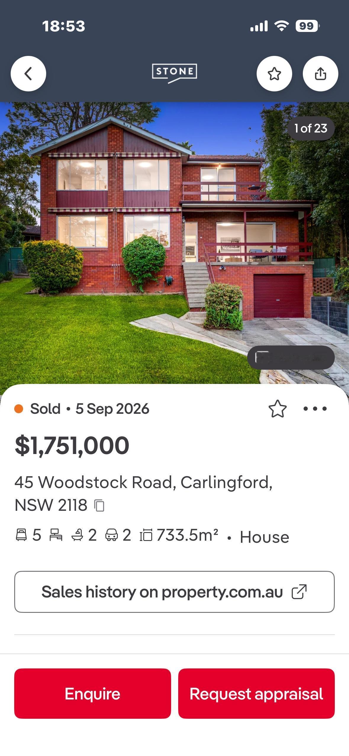 网名“海外置业指南”今天中午发了一微头条，不理解为什么悉尼Carlingford