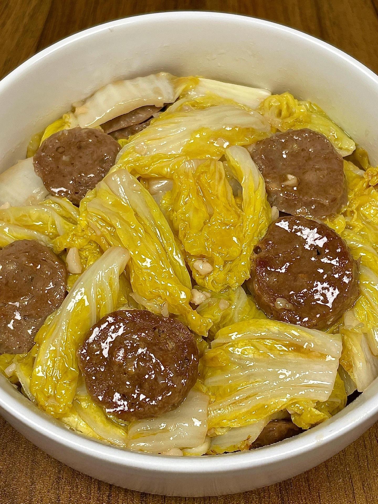 嘎嘎香，快去试试。娃娃菜炒牛肉丸！ 牛肉丸Q弹好吃，娃娃菜清脆爽口！ ...