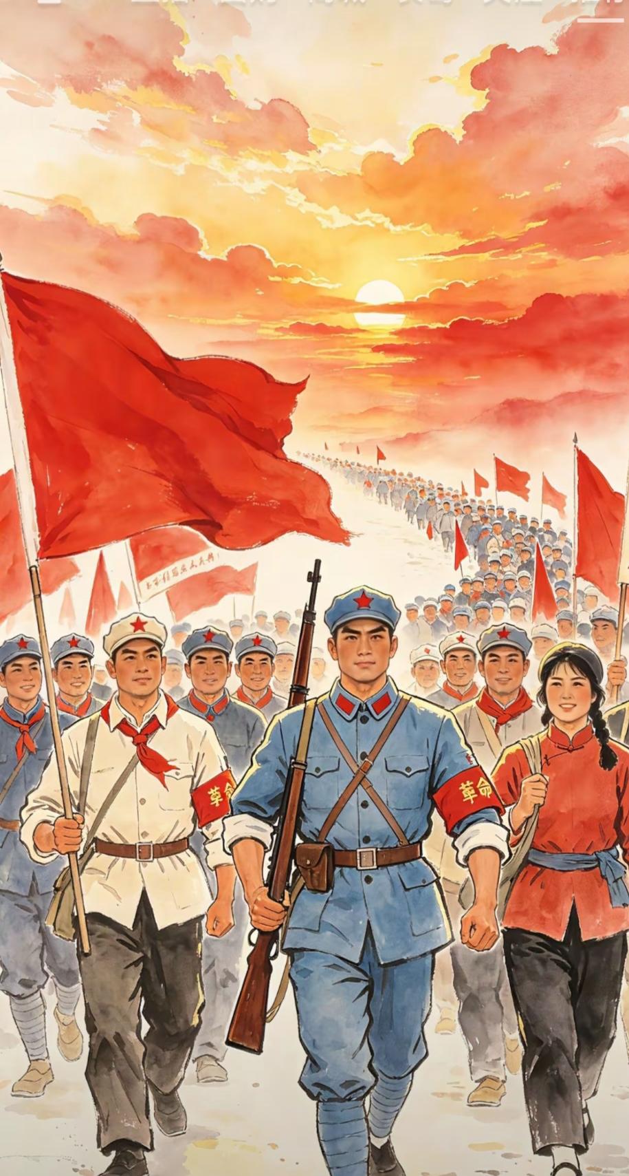 “革命必胜”，这不是一句简单的口号，而是无数革命先辈用信念与热血铸就的誓言。
就