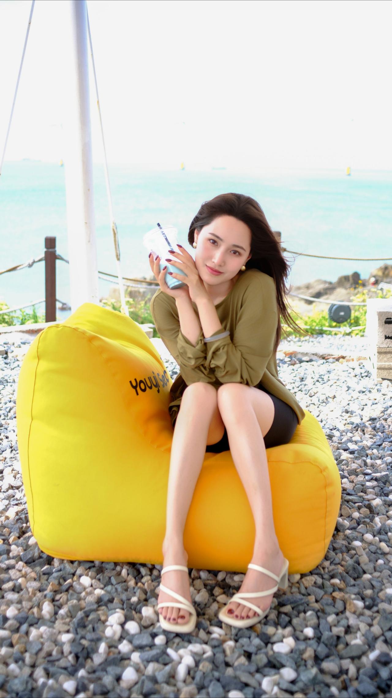 让我主动的真不多……珠海 旅游 美女 海边