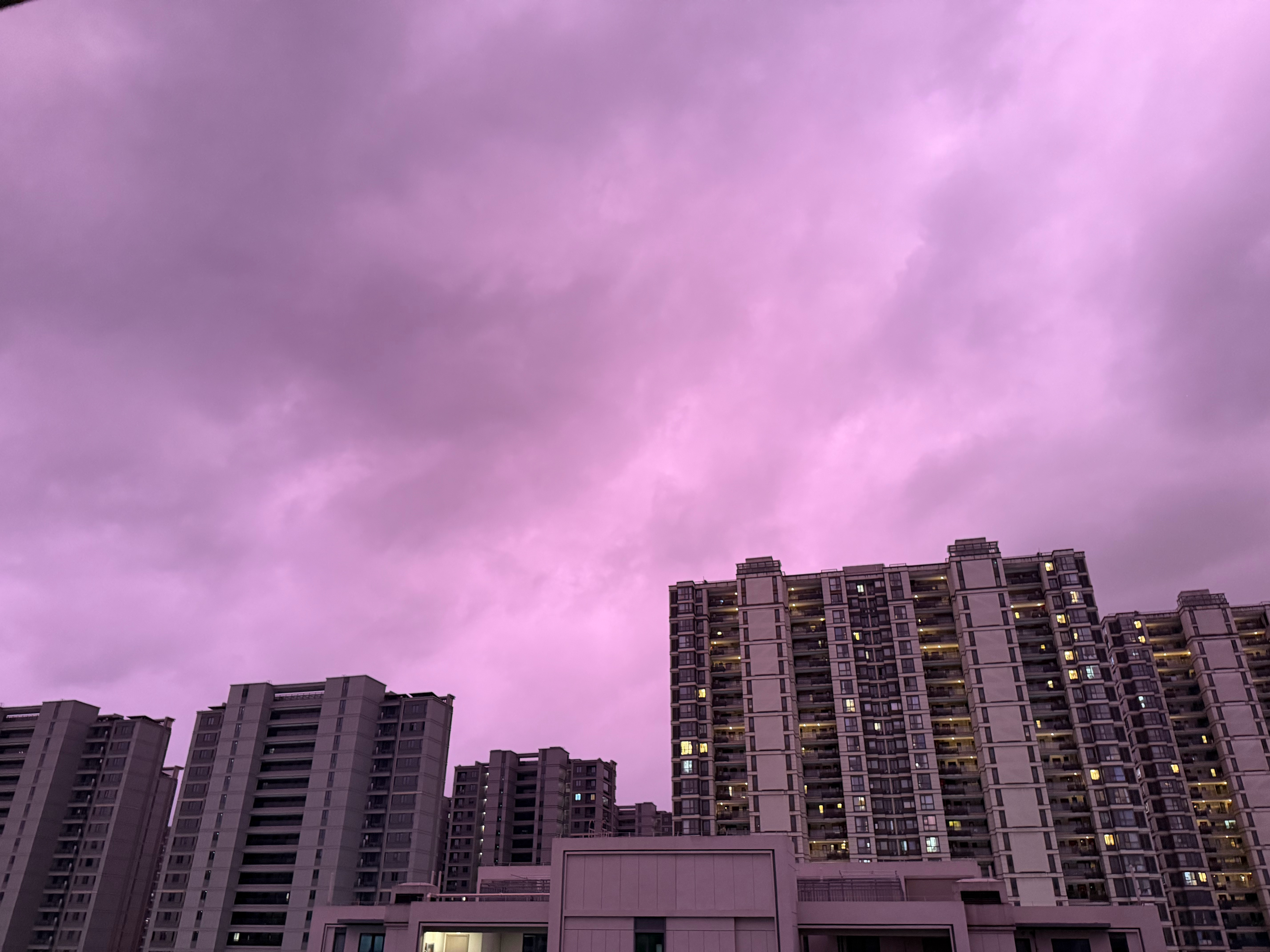 天空好紫 杭州