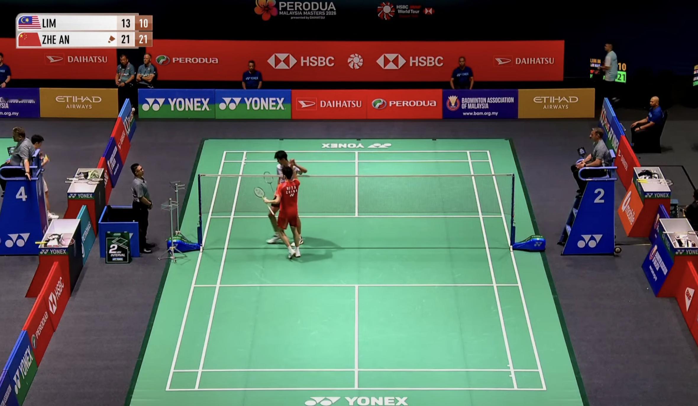 🔥胡哲安首进500赛正赛！胡哲安🇨🇳 21-13、21-10 🇲🇾林明