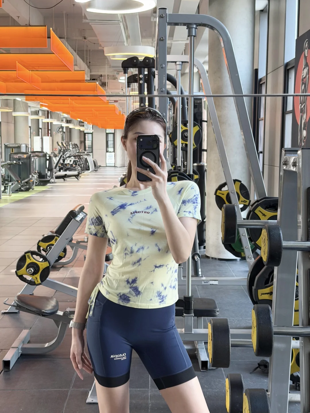 春日outfit | 健身房也能吸氧