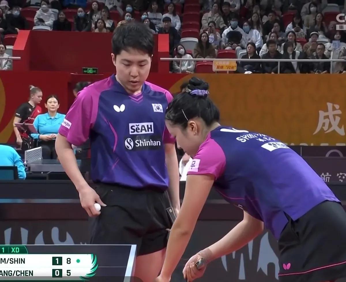 #2023年成都混合团体世界杯# 
第一阶段循环赛 D组
韩国🇰🇷8-2中国