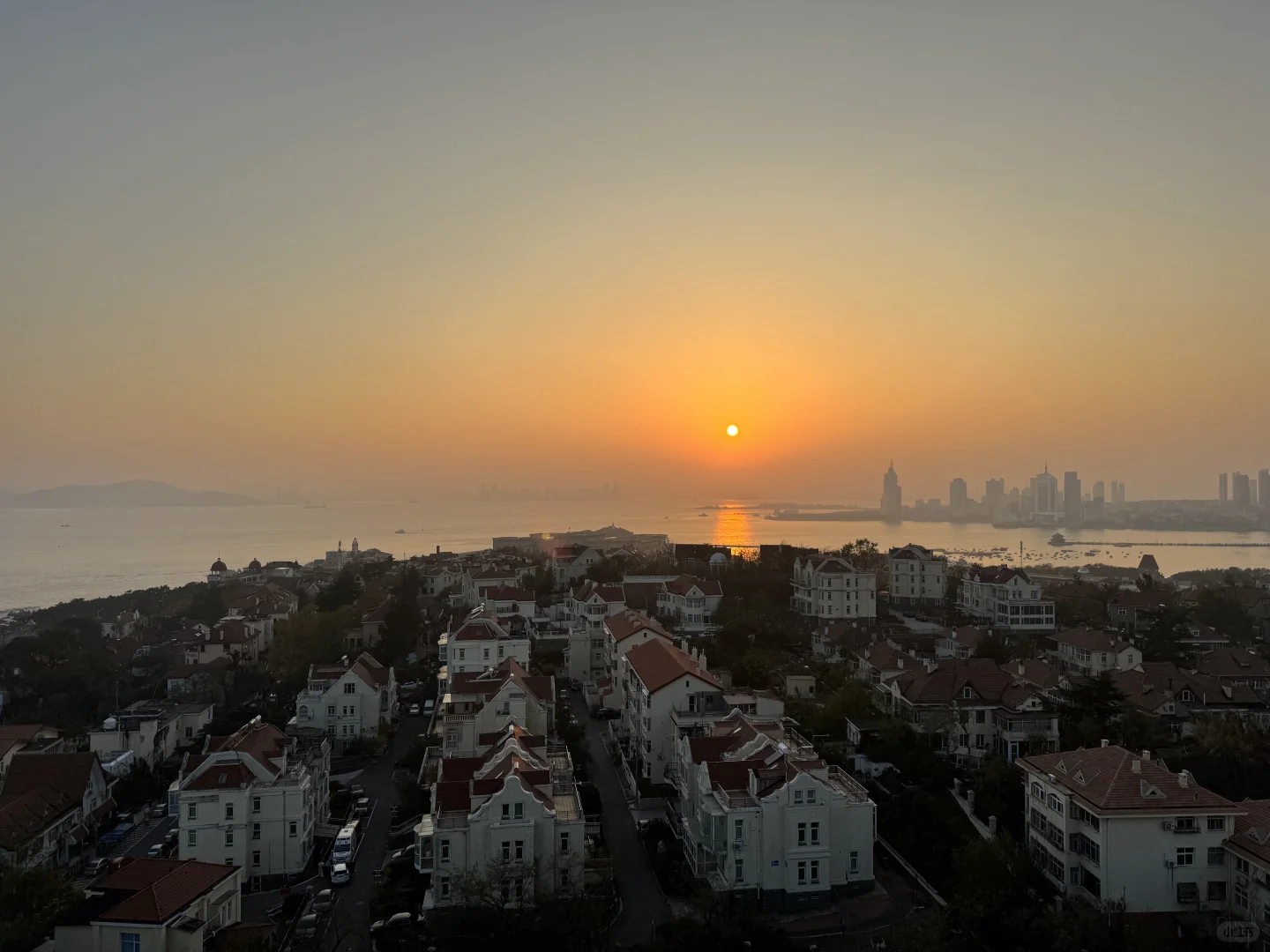 一场完美的落日🌇
