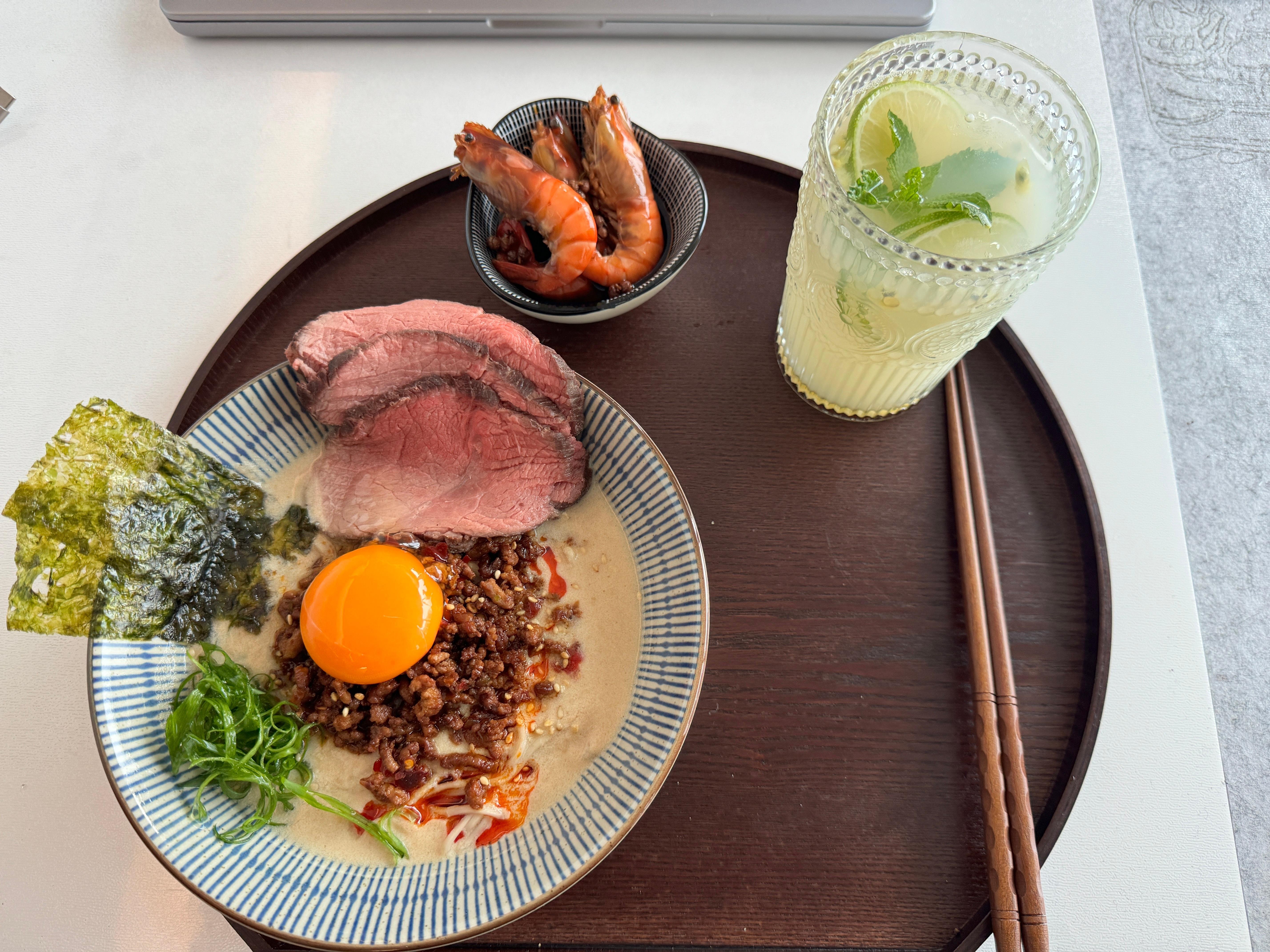 今天的视频日式豆乳面[哈哈] ​​​