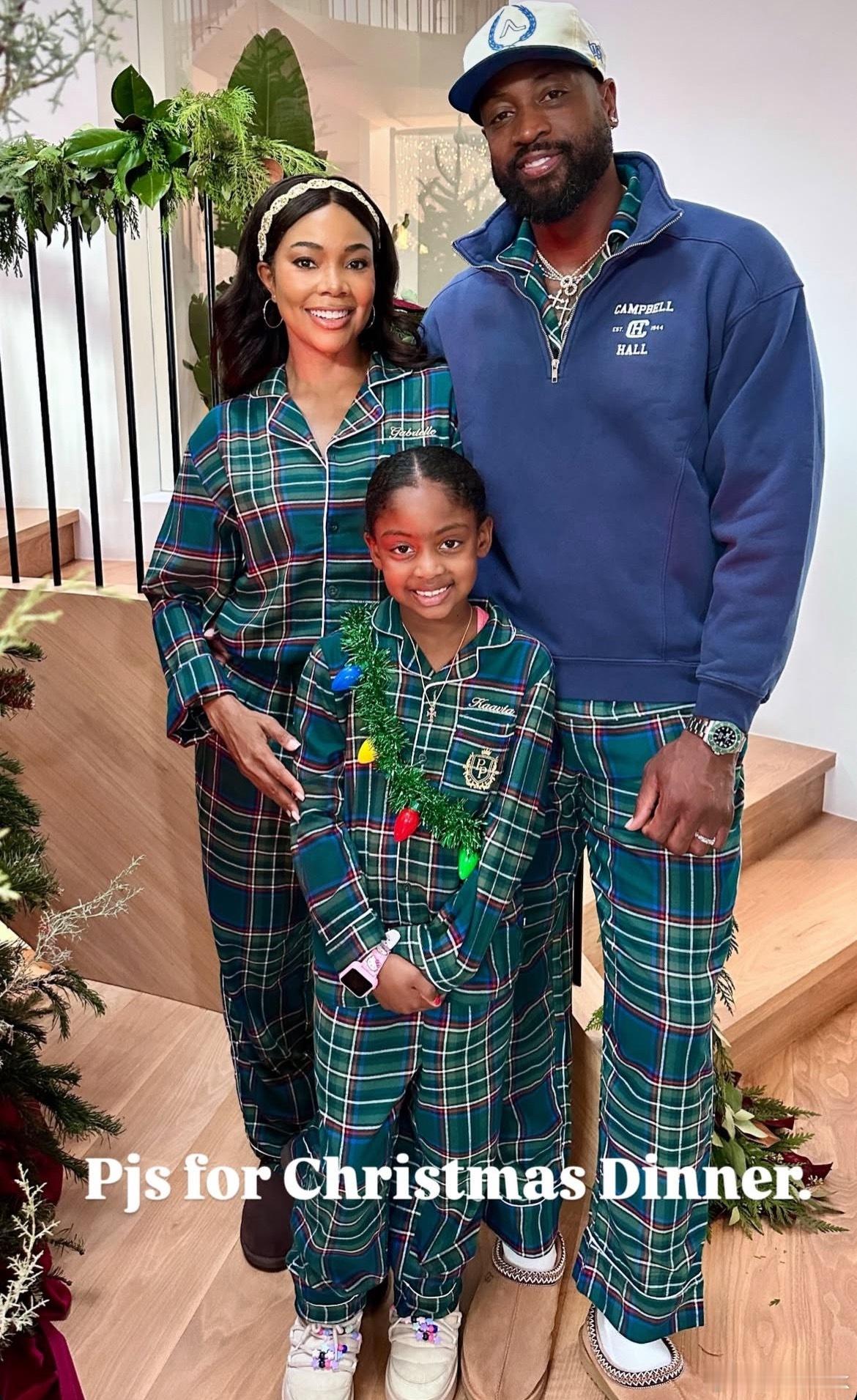 韦德一家的圣诞节nba圣诞大战