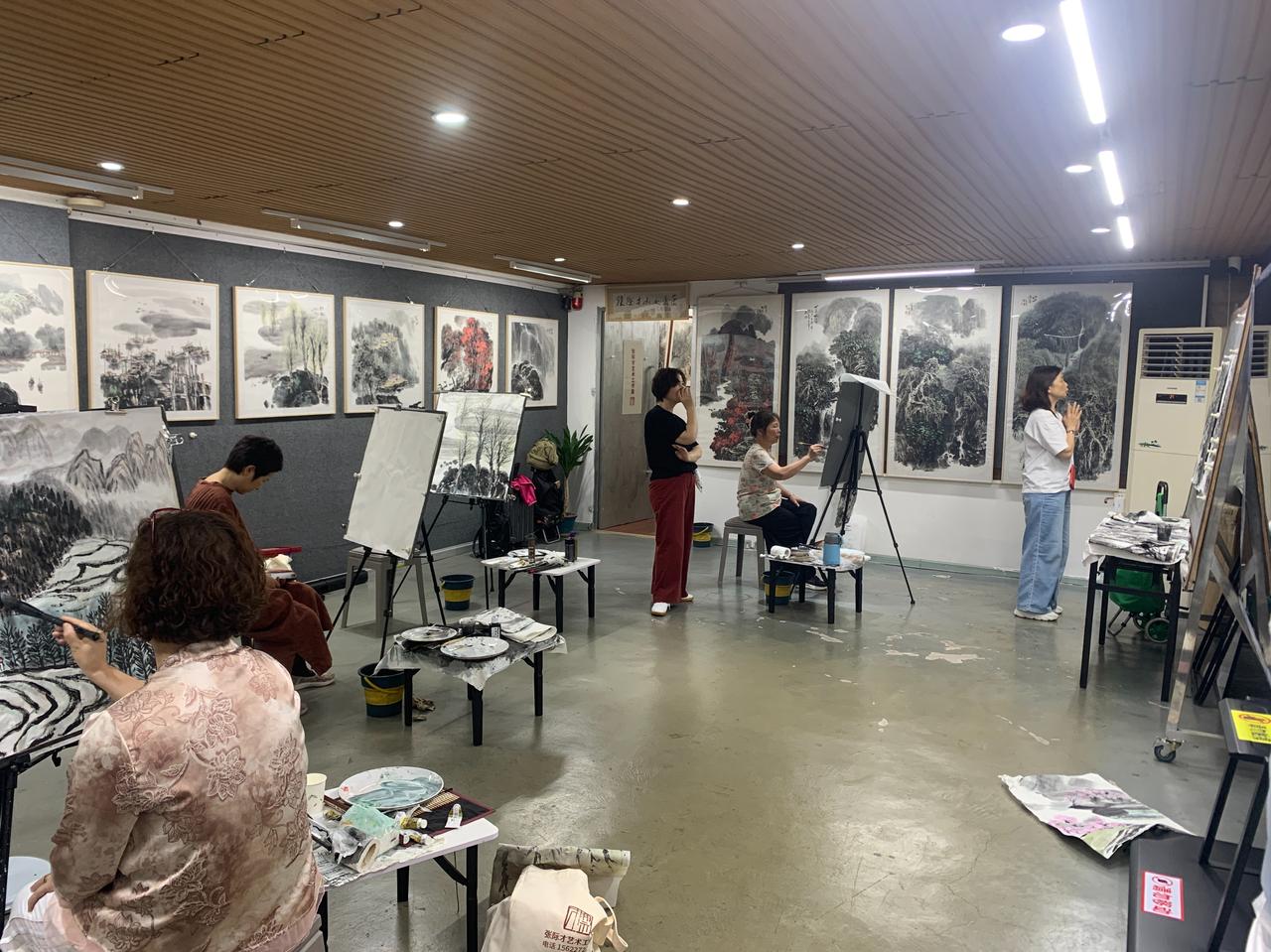 肇庆临摹学习之行，让我的习作焕然一新！

墨丽·萍缘 （江西南昌）：不知不觉间，