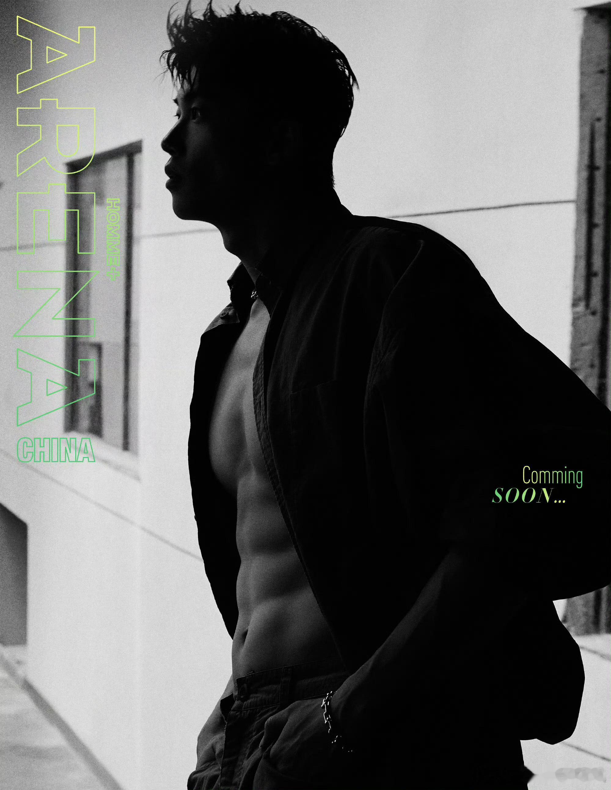 汪顺中文版 Arena Homme + 八月周年刊封面预热🏊🏻‍♀️汪顺AR