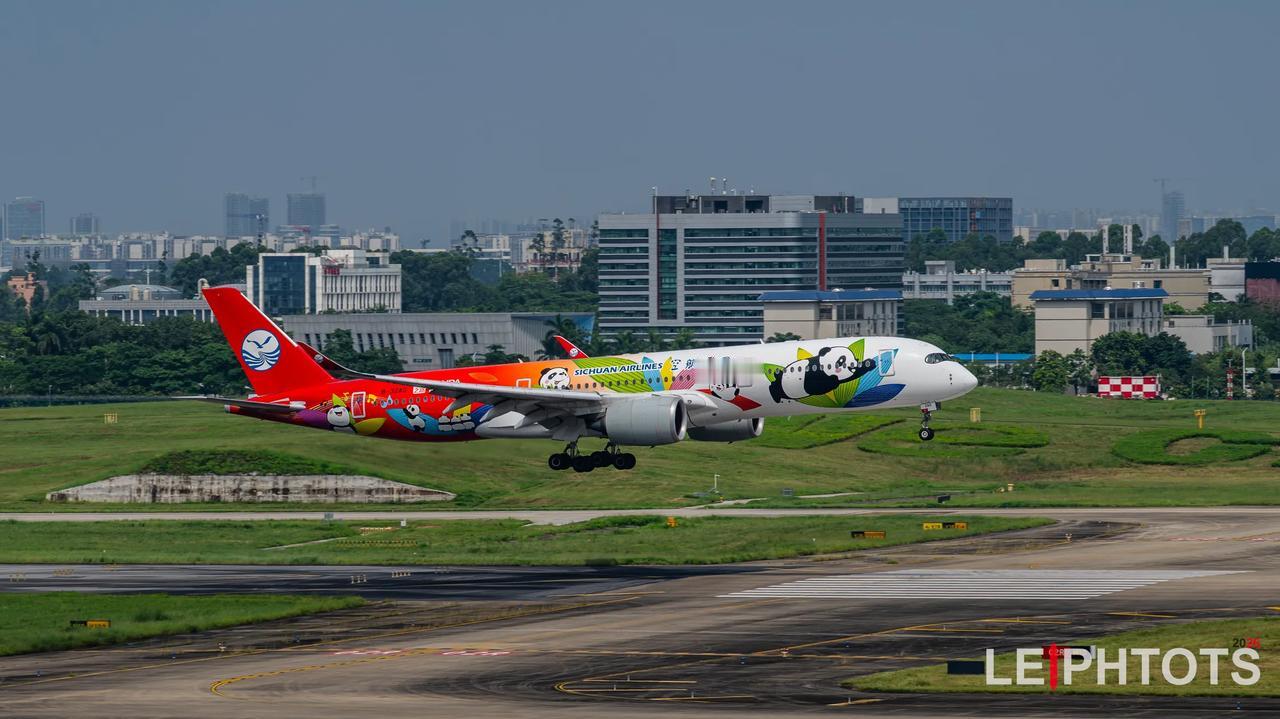当那架机身绘着"熊猫之路"的四川航空彩绘机出现在您眼前时，就像是天空特意为您展开
