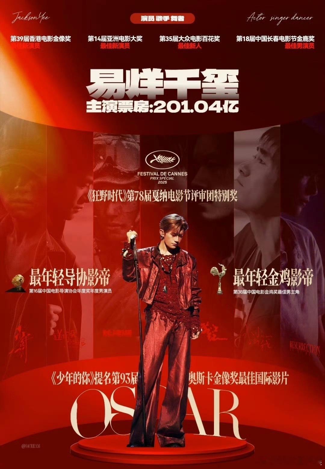 易烊千玺四提导协影帝易烊千玺入围导协影帝提名 易烊千玺四提导演协会影帝了