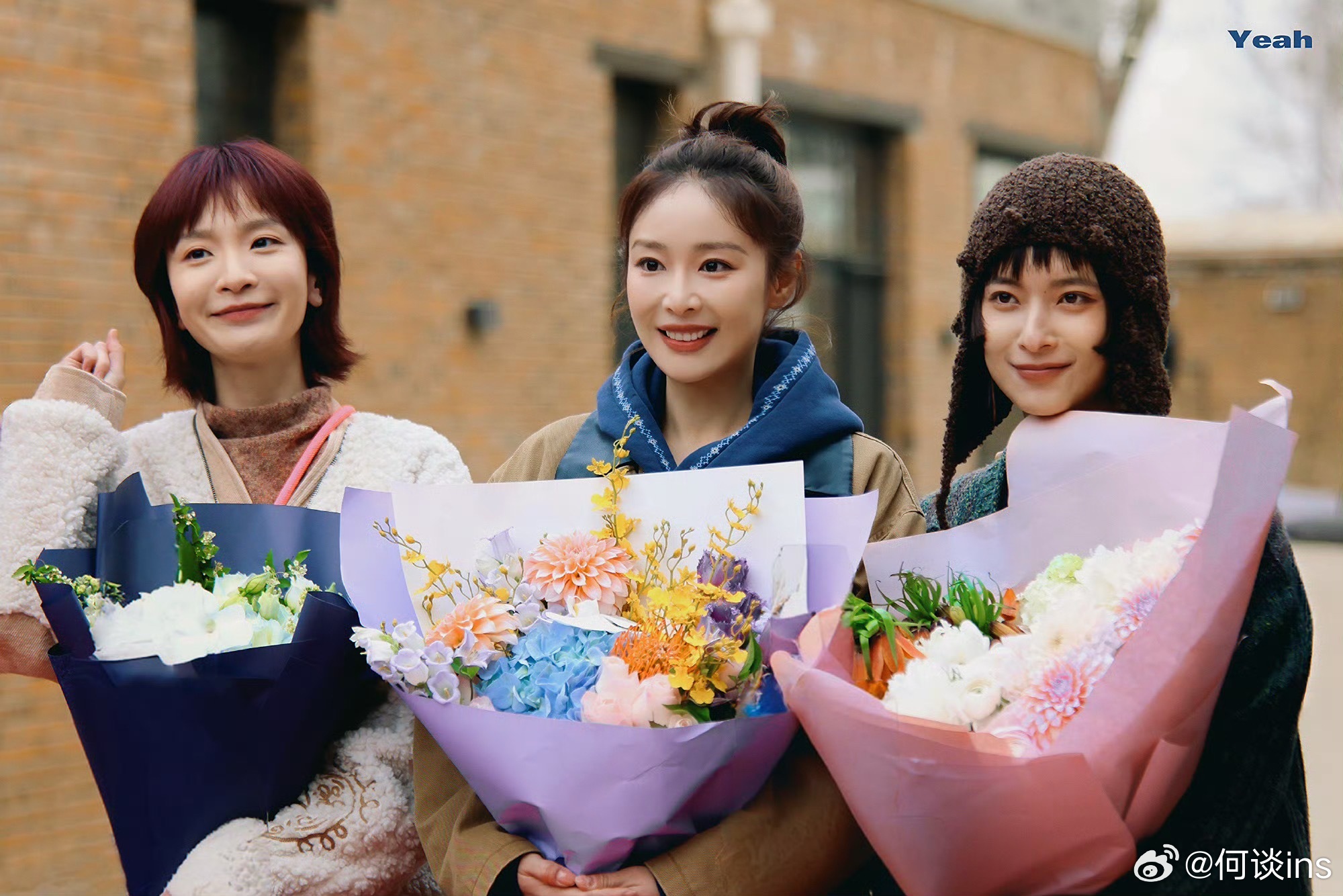 电影《花花女子》杀青幕后照高叶、此沙领衔主演，史策、孙安可、张弛主演，孙宁特邀主