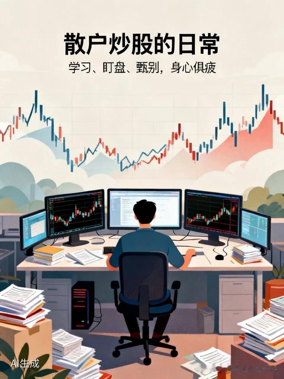 对进入股市吾并不后悔，吾似乎是感觉有了第二职业，实现财富自由也看到了希望，改善了