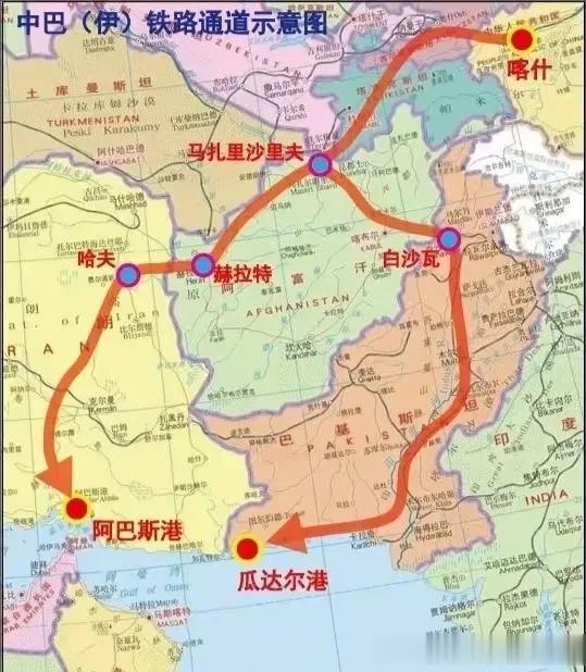 不声不响这就签了？漂亮！

一条铁路，把阿富汗盘活了……
美苏两大势力都退出，地