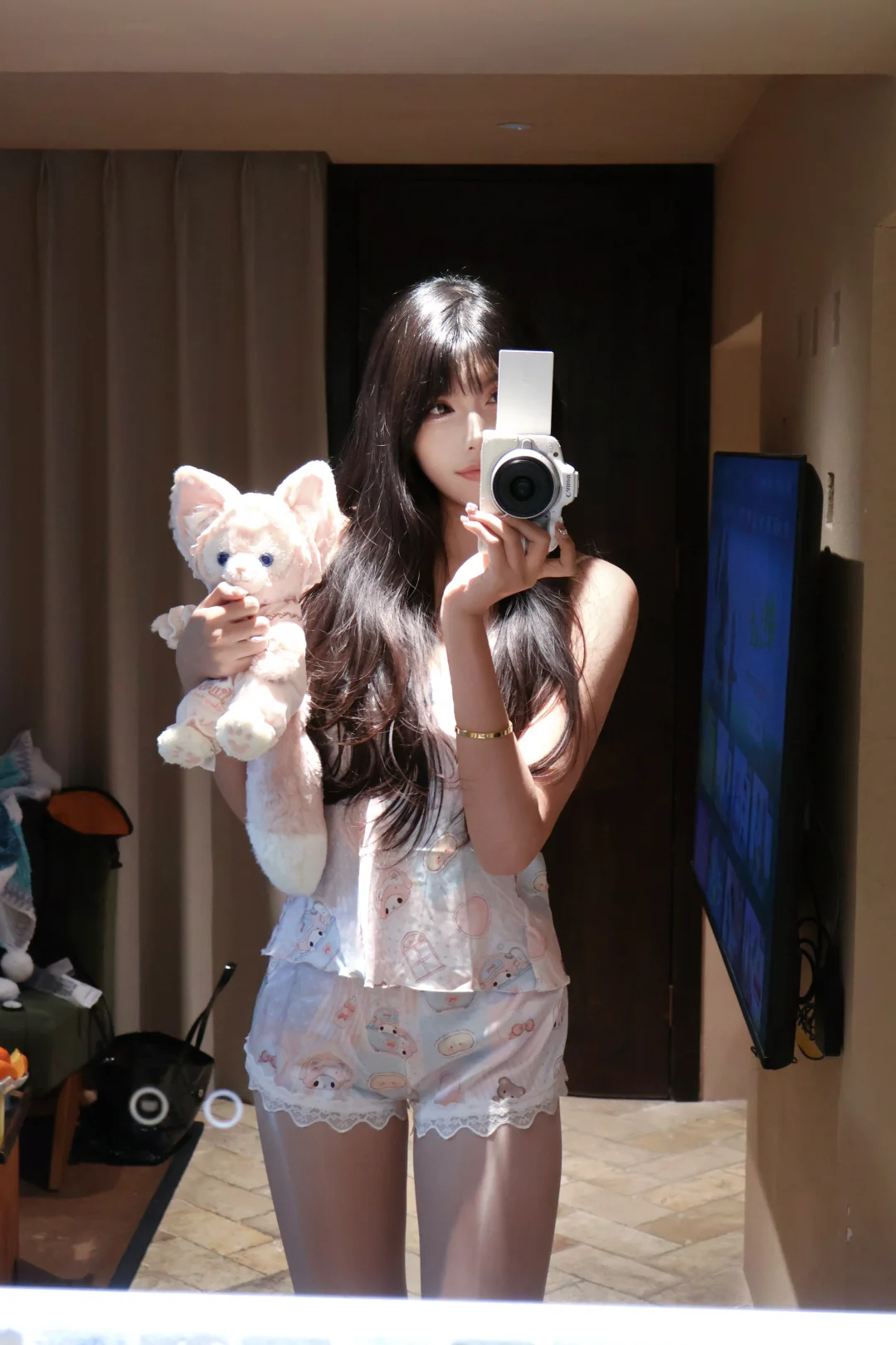 身高183➕粉嫩嫩的睡衣