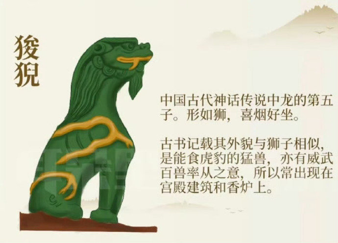“五脊六兽” 都是什么兽 ... ? ​ ​​​