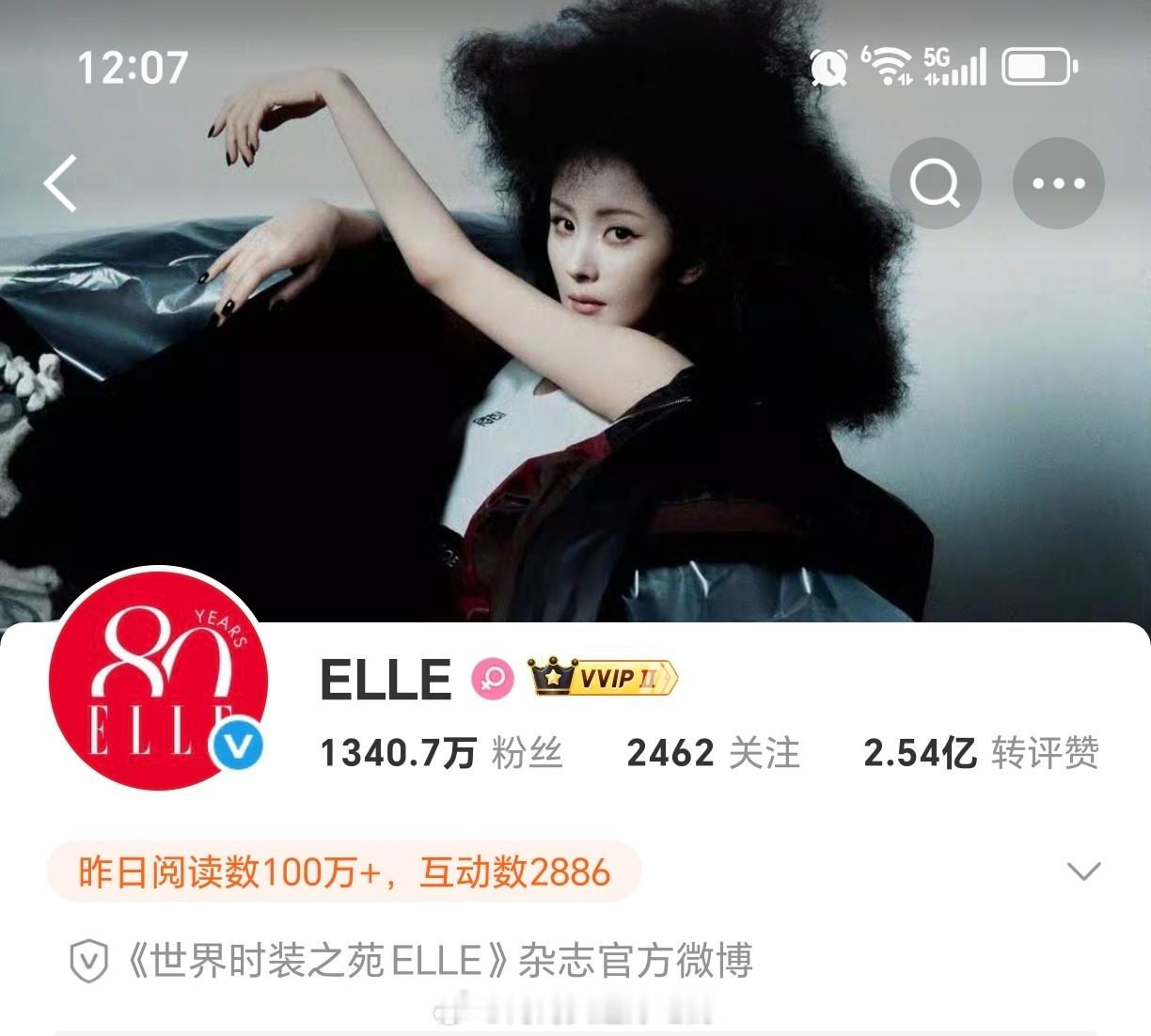 恭喜ELLE连续十二年请到杨幂登封！时尚女王登五大和喝水一样简单，elle版头都