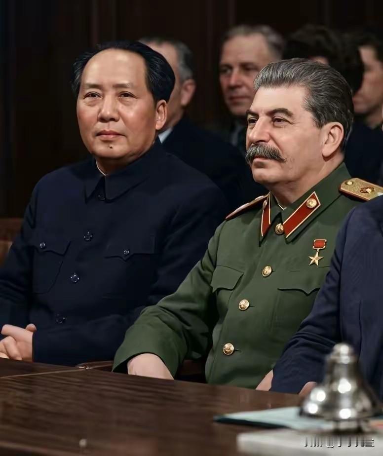 唯一一次出国，毛主席就敢跟当时世界头号强国苏联的领导人斯大林硬刚，硬生生拿回旅顺