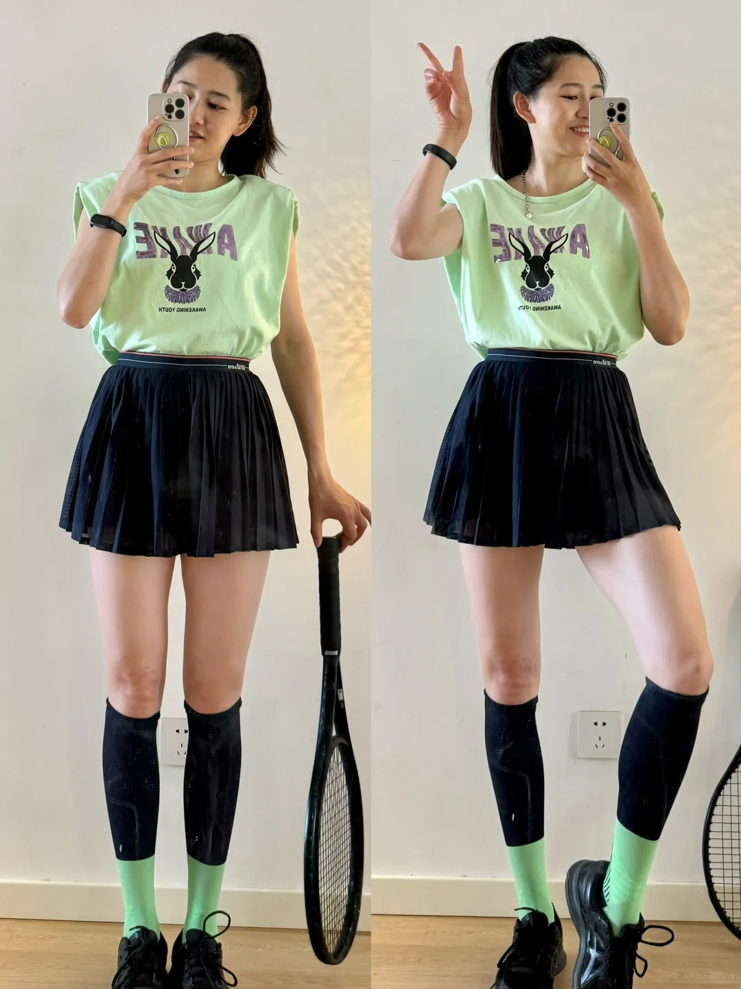 ☘️🫐☘️威尔胜网球裙三搭，依旧好看🎾🎾🎾