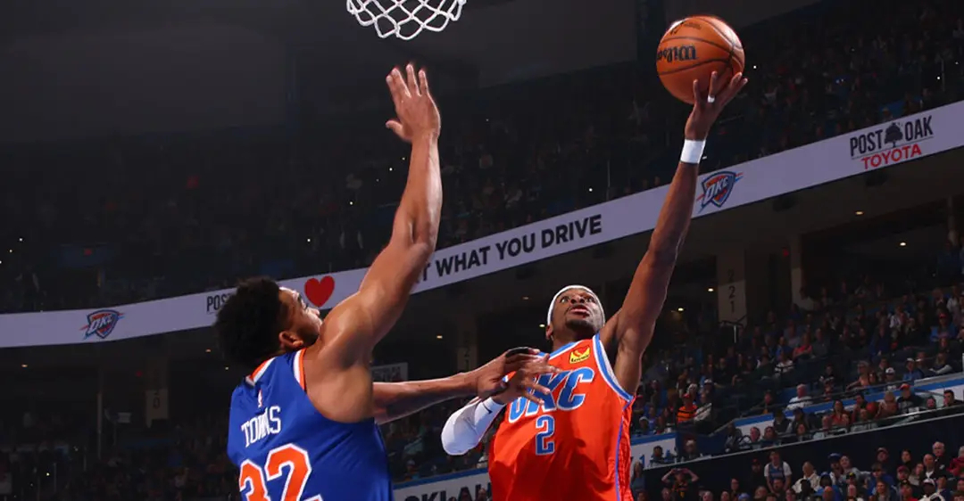 北京时间1月4日，NBA常规赛继续进行，雷霆主场迎战尼克斯。尼克斯次节打出24-