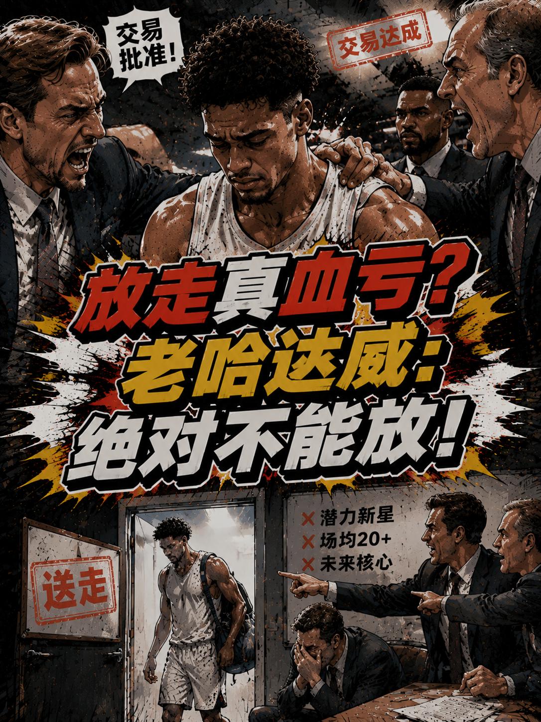 真的应该留下他？如果将他放走，掘金真的血亏？这不，根据前NBA球员哈迪威的说法：