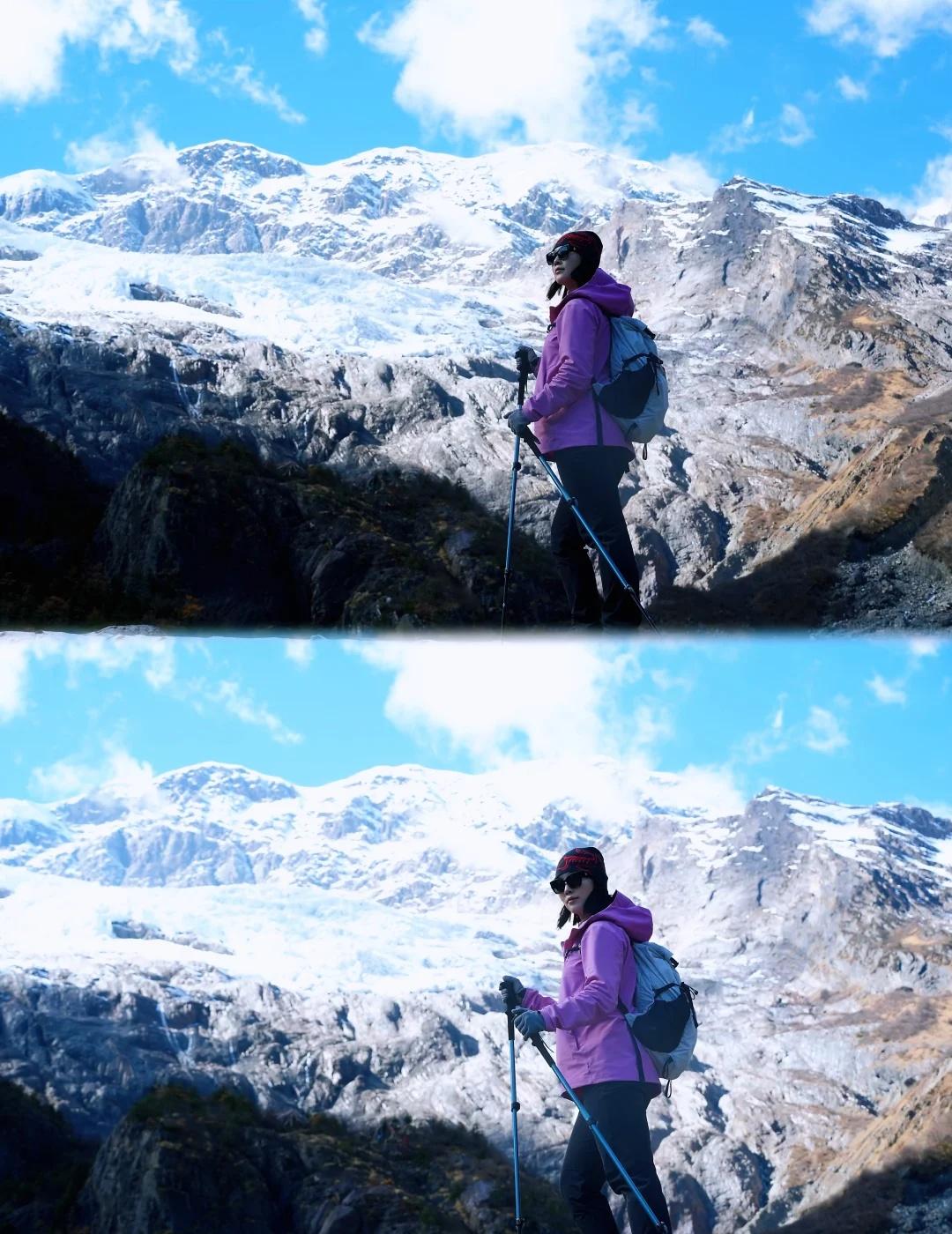 雨崩已出村🏔️随便问（正文行程记录
全程60Km左右
装备建议：带背负的背包、