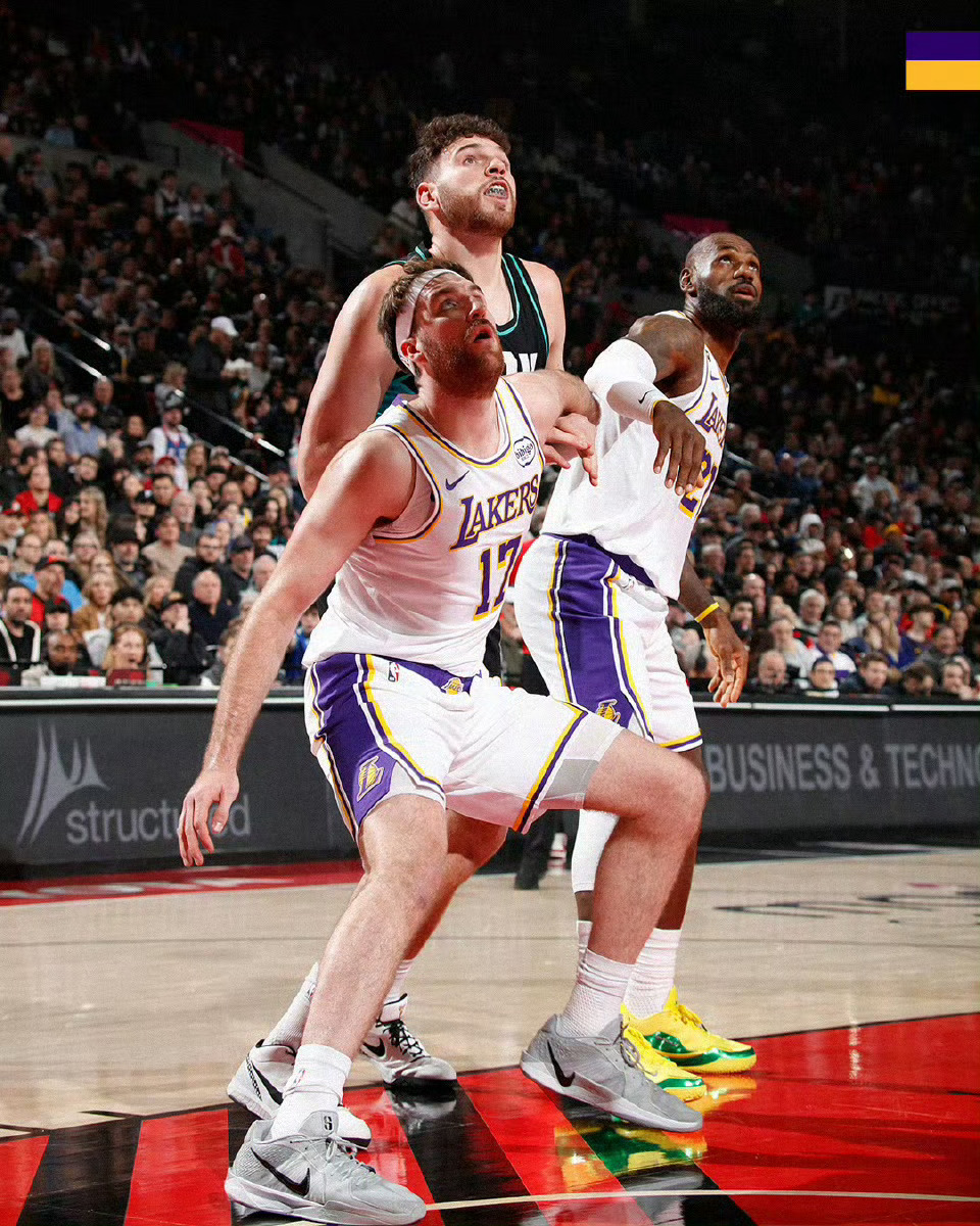 全变比赛结束，湖人116-132不敌开拓者，喜提两连败！詹姆斯 20分 9篮板 