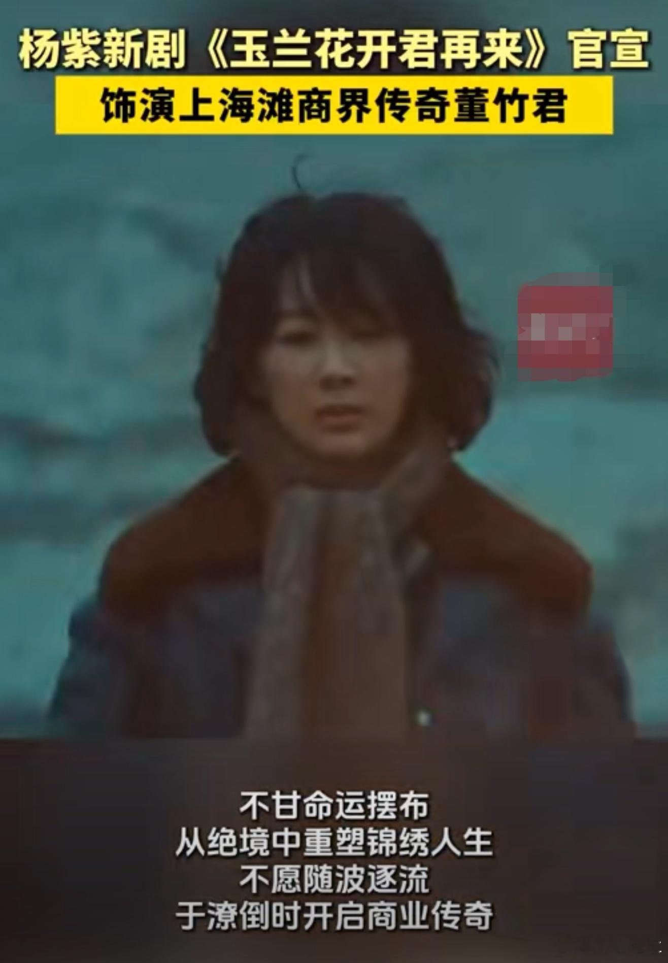 杨紫回应饰演董竹君董竹君也是个传奇人物了，出身穷苦被卖青楼，不甘命运摆布，逃婚后