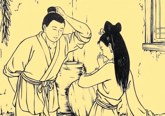 古时候，有个男子上厕所，隔壁间有一女子也在上大号，巧的是，这个女子手里的“厕筹”