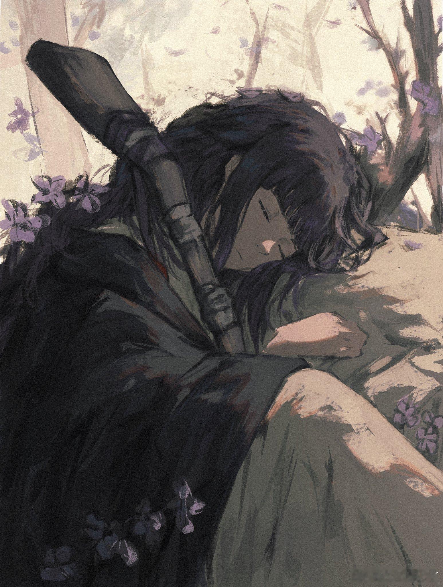 画师shie笔下的芙莉莲，太美啦！！via X：shiej007#漫视界企划# 