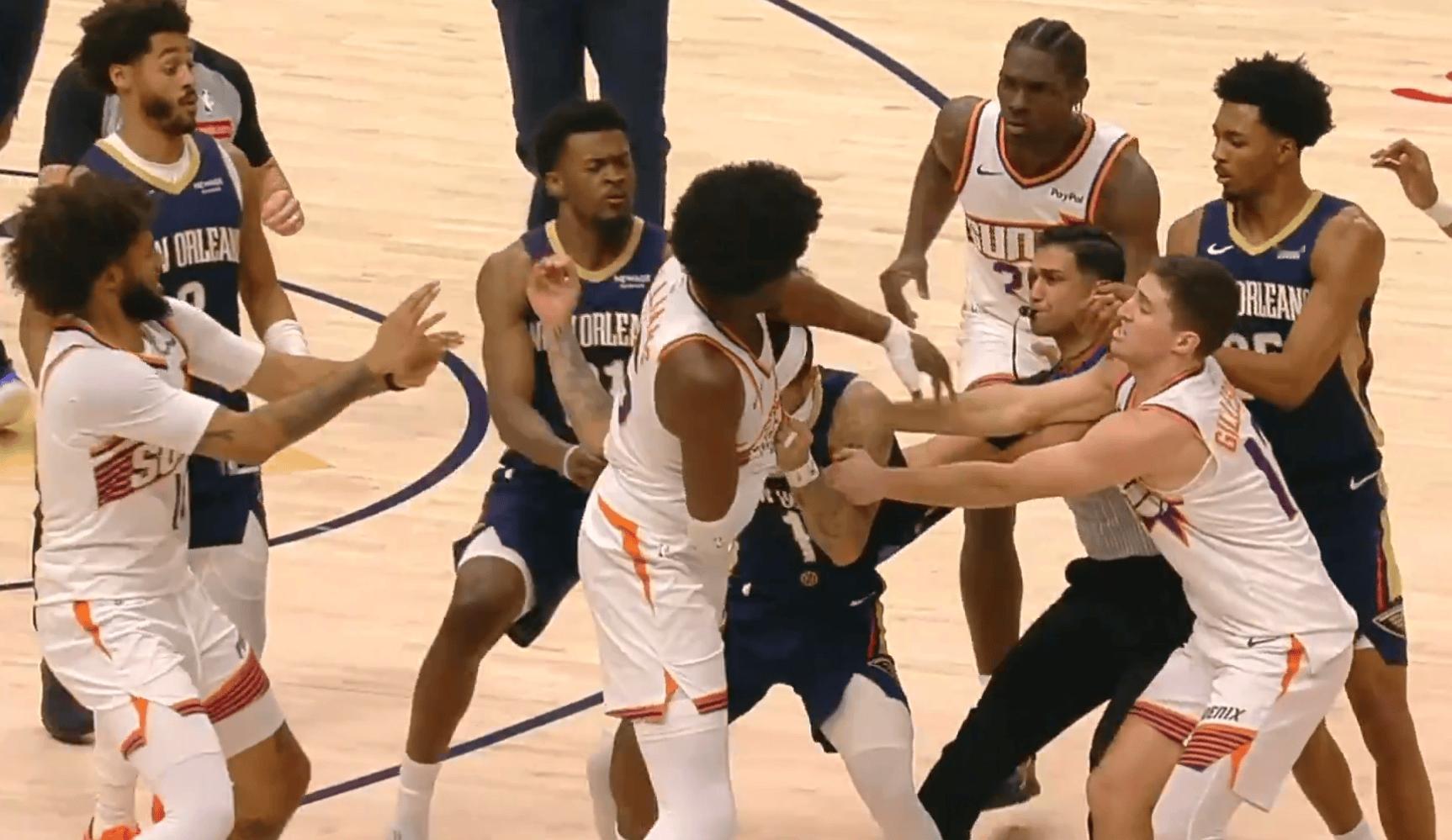 普尔：这让我想起一位故人….太阳鹈鹕爆发冲突