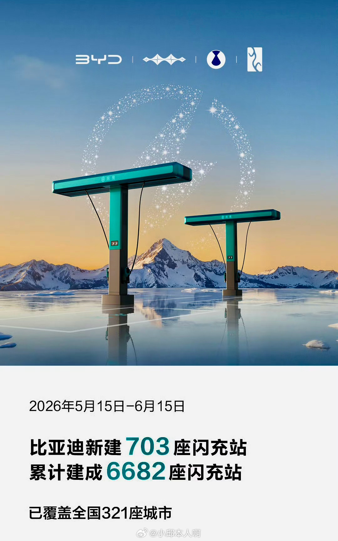 比亚迪闪充站都快7000座了，规模和功率直接拿下全国双第一！但你以为人家只是单纯