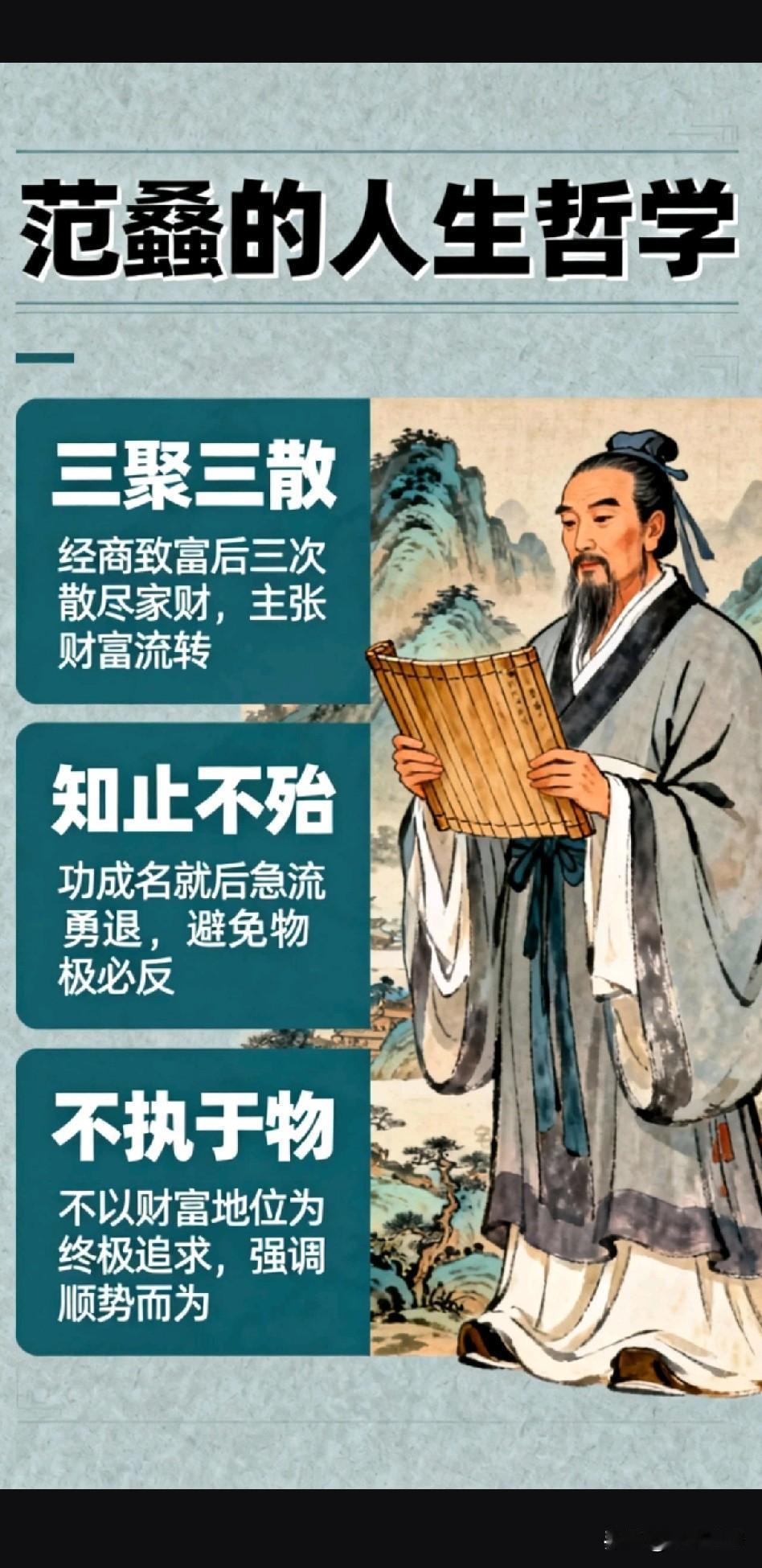 《范蠡避祸论：一篇看透人生四大坎》

飞鸟尽而良弓藏，狡兔死而走狗烹。古往今来，