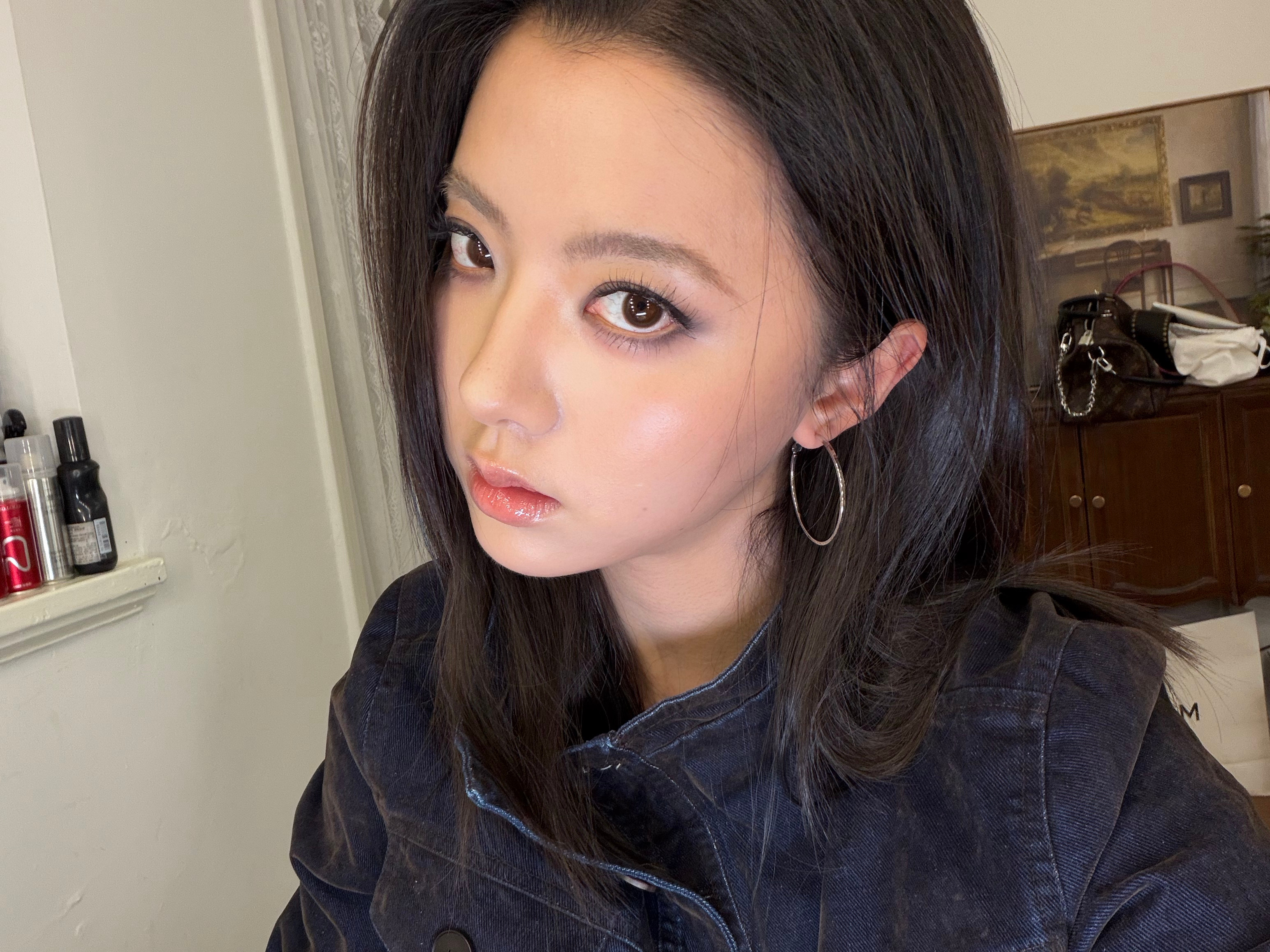 头发短了今天是冷感烟熏！盒装日常